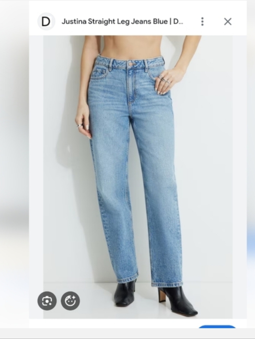 Used Dynamite Justina Straight Leg Jeans